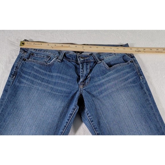 Lucky Brand Sweet N Crop Size 28 Blue Denim Mid-Rise Straight Leg Women's Jeans - Picture 10 of 16